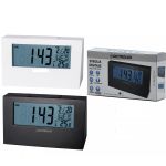 Ξυπνητήρι Ψηφιακό Μαύρο/Λευκό Πλαστικό 13x8x2cm Σε 2 Χρώματα