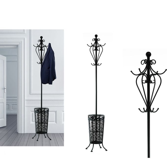 Καλόγερος Μαύρο Μέταλλο Φ28x185cm