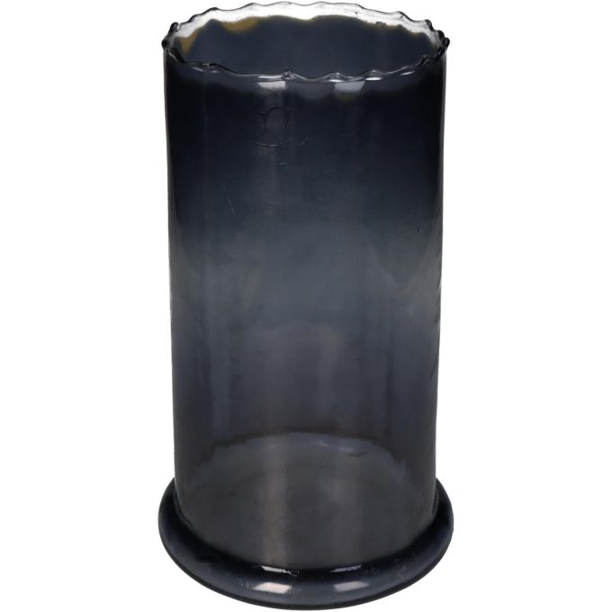 Κηροπήγιο ArteLibre Γκρι Γυαλί 15.5x15.5x23cm