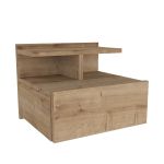 Κομοδίνο ArteLibre AREND Φυσικό Μοριοσανίδα/Μελαμίνη 40x35x32cm