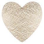 Σουπλά Σε Σχήμα Καρδιάς PVC 39x38cm Σε 2 Χρώματα