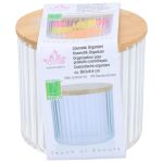 Οργανωτής Καλλυντικών με Καπάκι Μπαμπού 9.5x9.4cm