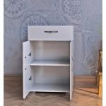 Ντουλάπι ArteLibre FABIENNE Λευκό Μοριοσανίδα 59x35x90cm