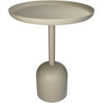 Τραπεζάκι ArteLibre Ιβουάρ Μέταλλο 37x37x46.5cm