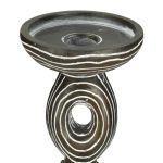 Κηροπήγιο ArteLibre Tribal Καφέ Polyresin 11.5x11.5x28cm