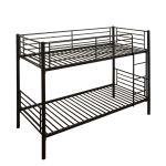 Κουκέτα ArteLibre NICKY Μαύρο Μέταλλο 210x97.5x151cm (Στρώμα 90x200cm)