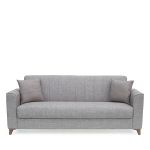 Καναπές Κρεβάτι Τριθέσιος ArteLibre GERARDO Καφέ 210x84x86cm