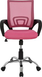 Καρέκλα Γραφείου ArteLibre ΑΛΚΥΟΝΗ Ροζ 57x57x86-96cm