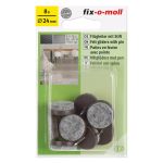 Τσοχάκια Καρφωτά Καφέ 24mm 8Τμχ