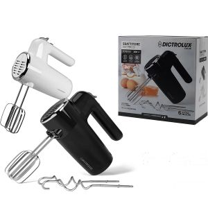 Μίξερ Dictrolux Λευκό/Μαύρο 6 Ταχύτητες 300W 2Τμχ