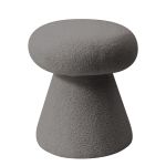 Σκαμπό ArteLibre TRIACYTIS Γκρι Ύφασμα Teddy 38x38x42cm