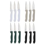 Μαχαίρι Καθαρισμού 18cm 3Τμχ Σε 4 Χρώματα ALPINA