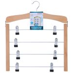 Ξύλινη Κρεμάστρα με 8 Κλιπ 39x43x1.4cm