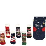 Χριστουγεννιάτικες Κάλτσες Αντιολισθητικές Με Επένδυση Σε 6 Σχέδια