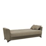Καναπές Κρεβάτι Τριθέσιος ArteLibre JULIAN 3S Ανοιχτό Καφέ 232x85x90cm