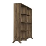 Βιβλιοθήκη ArteLibre Kos Σκούρο Καφέ 112x22x115cm