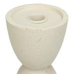 Κηροπήγιο ArteLibre Στολίδι Ιβουάρ Polyresin 11x11x15cm