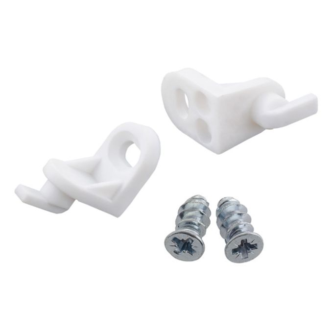 Συνδετικό Για Πίσω Μέρος Στον Τοίχο Πλαστικό Λευκό  22x17.5x23mm
