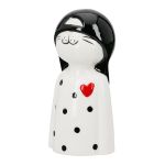 Figure Cat Porcelain White 2 Assorted 6X5X12Cm 6X5X12Cm