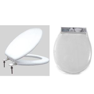 Καπάκι Λεκάνης Soft-Close Λευκό Πλαστικό  40x36cm