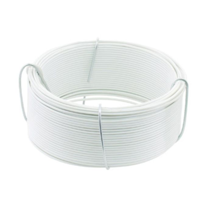 Ατσάλινο Καλώδιο Λευκό Πλαστικό 14mm 30mm