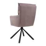 Πολυθρόνα ArteLibre WYATT Σάπιο Μήλο Ύφασμα/Μέταλλο 60x67x93cm