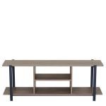 Έπιπλο Τηλεόρασης ArteLibre PENWYN Καφέ/Μαύρο Μοριοσανίδα/Μέταλλο 120x35x46cm