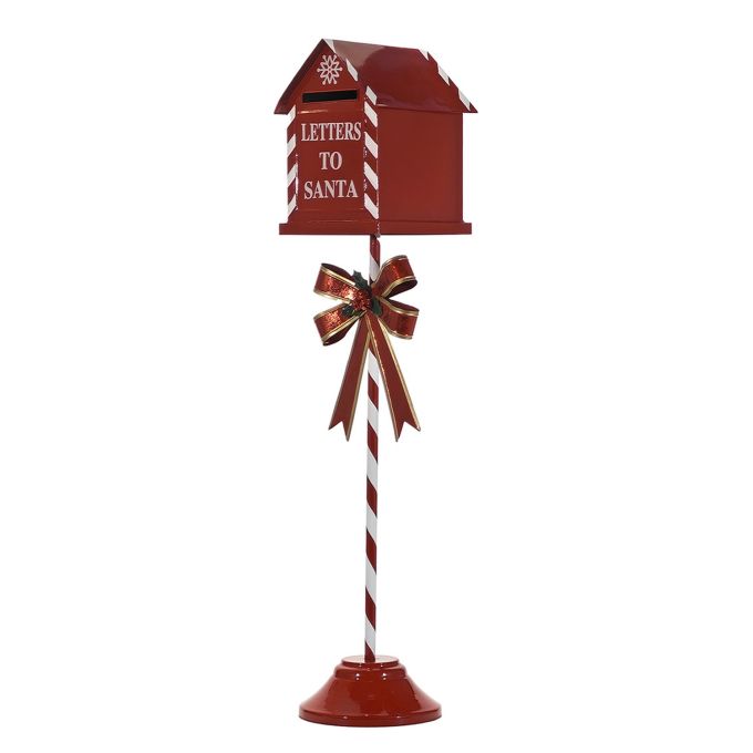 Χριστουγεννιάτικο Γραμματοκιβώτιο Κόκκινο 115cm