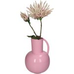 Βάζο ArteLibre Ροζ Μέταλλο 17x17.5x25cm