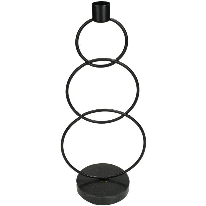 Κηροπήγιο ArteLibre Μαύρο Μέταλλο 13x8.5x29.5cm