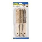 Βούρτσες Ατσαλένιες 3Τμχ KINZO