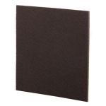 Τσοχάκια Συνθετικά Αυτoκόλλητα Λεία Δάπεδα 200x200mm Καφέ