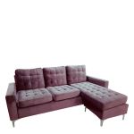 Καναπές Γωνιακός ArteLibre BLAZE Αναστρέψιμος Σάπιο Μήλο Ύφασμα 190x128x82cm