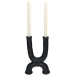 Κηροπήγιο ArteLibre Μαύρο Κεραμικό 20.5x6.5x31cm