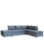 Καναπές Κρεβάτι Γωνιακός ArteLibre MARVE Δεξιά Γωνία Γκρι 290x217x84cm