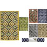 Χαλί Πολύχρωμο 70% πολυεστέρας/30% βαμβάκι 55x140cm Σε 6 Χρώματα