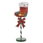 Χριστουγεννιάτικη Φωτιζόμενη Διακόσμηση Μπότα 53cm