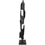 Διακοσμητικό ArteLibre Μαύρο Αλουμίνιο 13x12x67cm