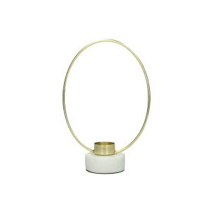 Κηροπήγιο ArteLibre Χρυσό Μέταλλο 18x8x20cm