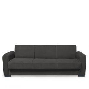 Καναπές Κρεβάτι Τριθέσιος ArteLibre HOMER Ανθρακί 226x78x78cm