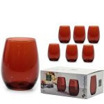 Χριστουγεννιάτικο Σετ Ποτήρια Tumbler Κόκκινα 35cl 6Τμχ