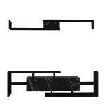 Σύνθετο Τηλεόρασης ArteLibre DREAM Μαύρο Μοριοσανίδα/Μελαμίνη 154x25x170cm