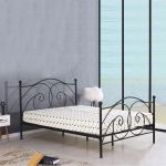 Κρεβάτι ArteLibre CECIL Μεταλλικό Sandy Rusty 212x160x118cm