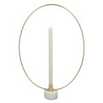 Κηροπήγιο ArteLibre Χρυσό Μέταλλο 38x8x40cm