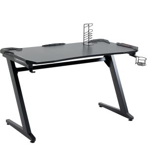 Γραφείο Gaming ArteLibre LEIA Μαύρο Ξύλο/Μέταλλο 120x65x75cm