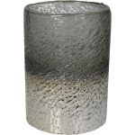 Κηροπήγιο ArteLibre Ασημί Γυαλί 12x12x17cm