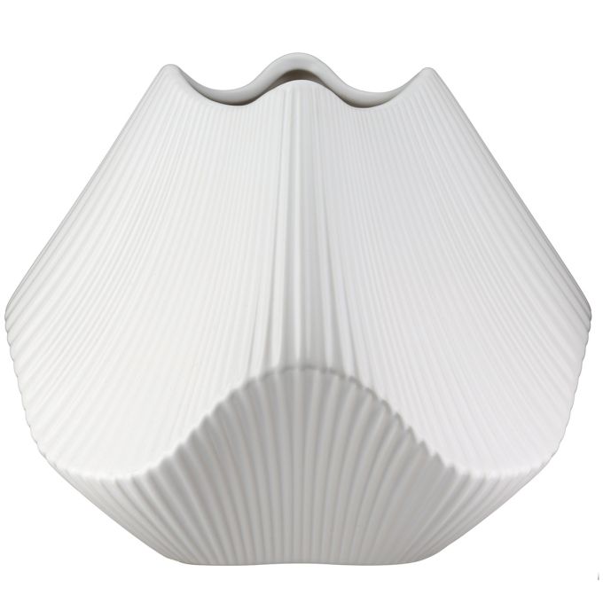 Βάζο Κεραμικό Λευκό 22X22X19Cm 22X22X19Cm