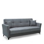 Καναπές Κρεβάτι Τριθέσιος ArteLibre JAVIER 3S Γκρι 210x84x86cm