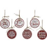 Χριστουγεννιάτικα Κρεμαστά Διακοσμητικά 14.5cm Σε 6 Σχέδια