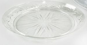 Πιάτo Μιας Χρήσης Διάφανο Πλαστικό Φ15cm Σετ 6Τμχ